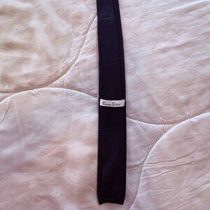 Burma Bilbas Contemporary Dark Blue Tie